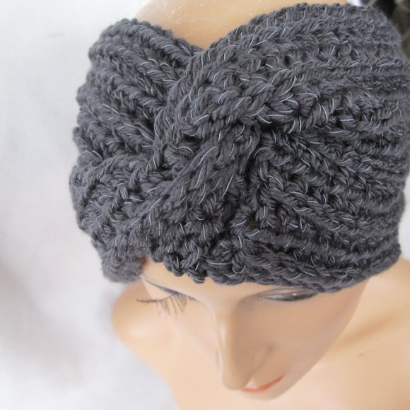 Must Bundle - Handmade Reflective Winter Twisted Earwarmer Headband - Picture 4 of 8